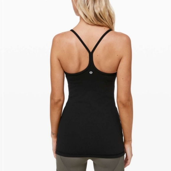 Lululemon Black Power Y Tank Size 8/10 - Picture 2 of 11